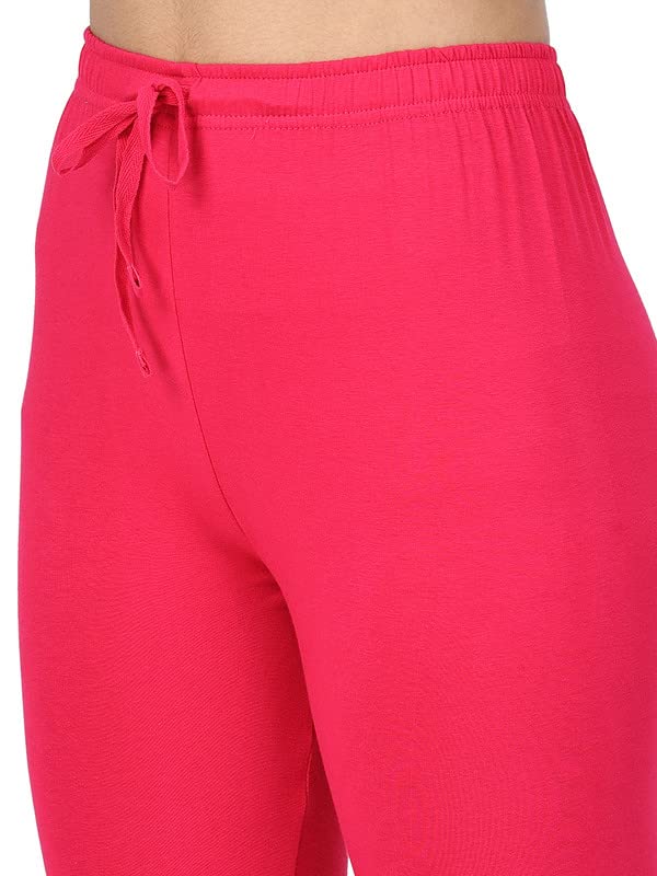 Image of Robinbosky Cotton Churidhar Leggings for Women - Stylish, Stretchable & Flattering Fit for All-Day Comfort