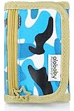 Alababy Camo Canvas Trifold Wallet Blueocean Camouflage Blue Wallet