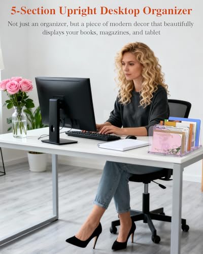 COWVTUJ Adjustable Rose File Organizer - Image 2