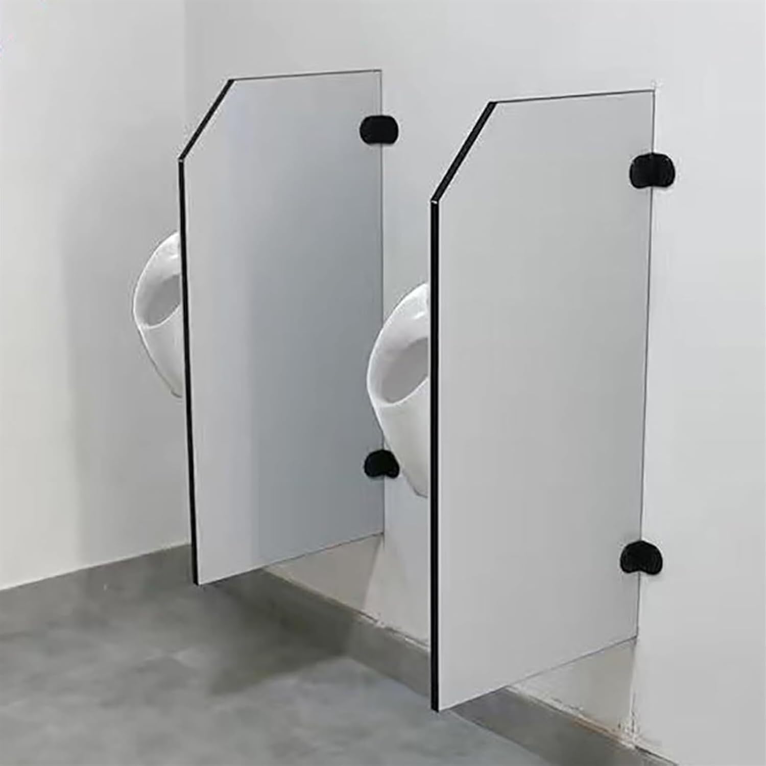 Urinal Privacy Screen Toilet Partition, Wall-Mounted Urinal Partition Divider, Toilet Partition, Suitable for Schools and Public Places