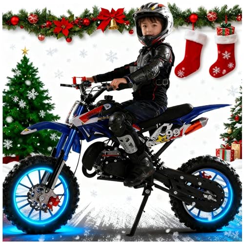 gihusrzx 50cc 2-Stroke Dirt Bike for Adults &...