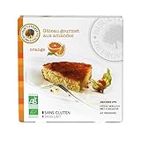 Biscuiterie de Provence, Organic Almond Cake with Orange (Gluten-Free, Flourless) | Ready to Eat | Made in France, 230 Grams (8.5 Ounces)