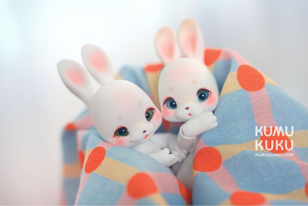 Amazon.co.jp: kumukuku oli クムクク うさぎ white : ホーム＆キッチン