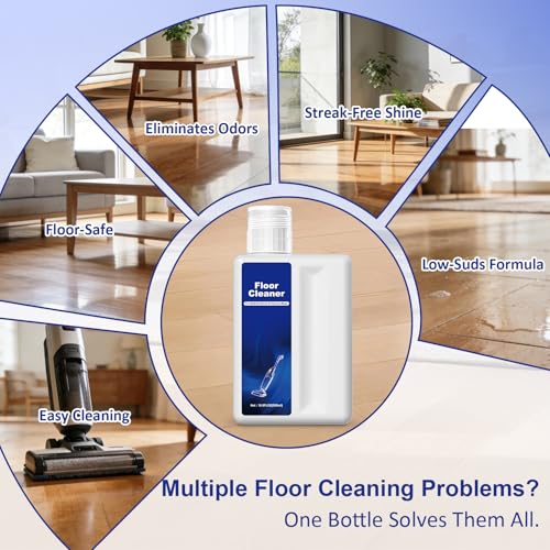 Image of Floor Cleaning Solution Compatible with Dreame Cleaning Solution, Pet-friendly & No Residue, Floor Cleaner for All Robot Vacuum Cleaners and Wireless Wet Dry Vacuum Cleaners (Original, Total 1 L)