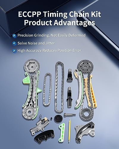 image for ECCPP TS20395F Timing Chain Kit Fit for ford Explorer Ranger Mustang f