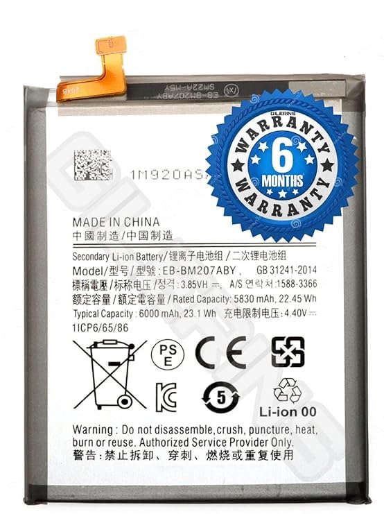 Image of Original EB-BM207ABY Battery for Samsung Galaxy M30s /M31 /M21 / (M307F) Battery with 6 Month Warranty***(A085)