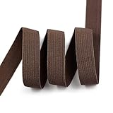 Knitted Woven Elastic Cord ,Brown,3/4