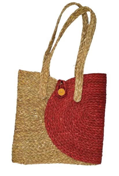 ARANYA SHILPO Handmade Sabai Grass Laptop Bag/Utility Bag