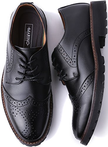 Image of Marino Oxford Dress Shoes for Men - Formal Leather Mens Shoes