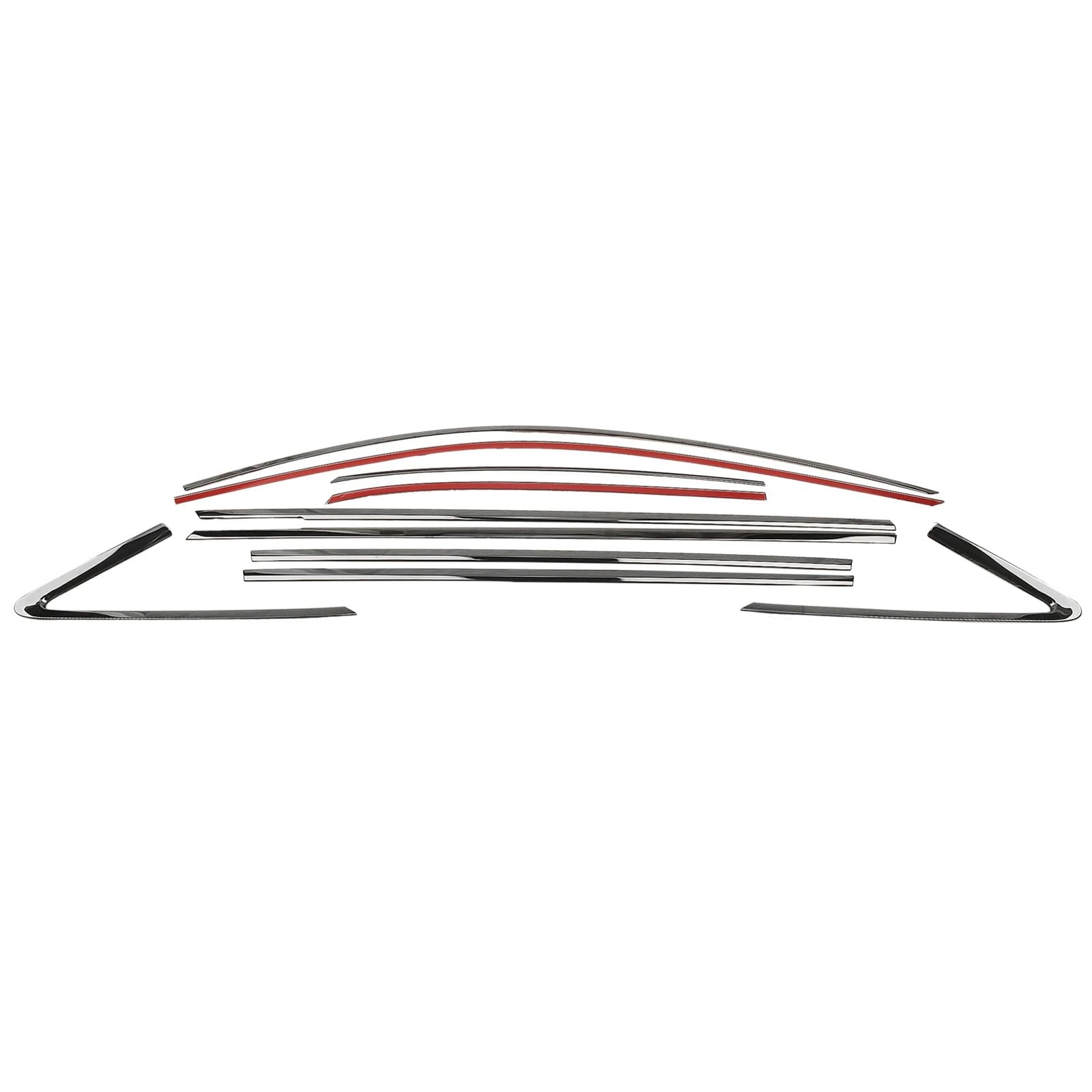 Iukmrt One Color For A3 S3 Sedan 2015 2016 2017 2018 2019 2020 Exterior Window Trim Strip Cover Weatherstrip Decorative Kit Car Door Seal Protector