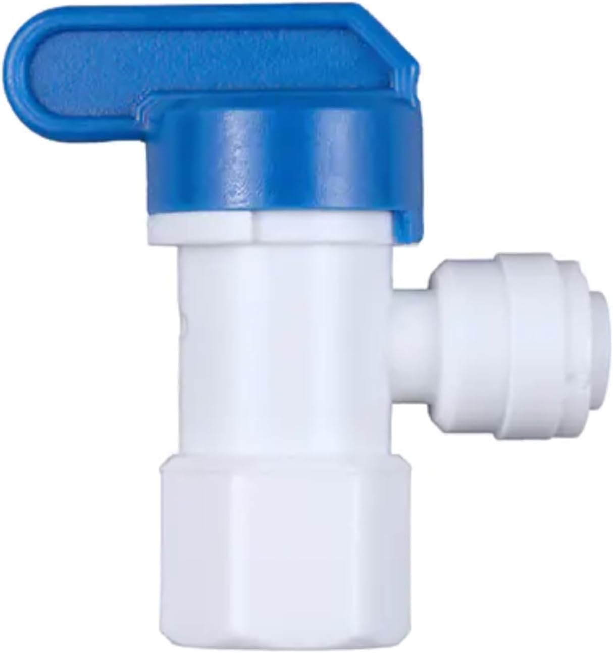 5-Pack RO Water Tank Ball Valves – 1/4" Push Connect X 1/4" Female Thread, Acetal Plastic-1218011
