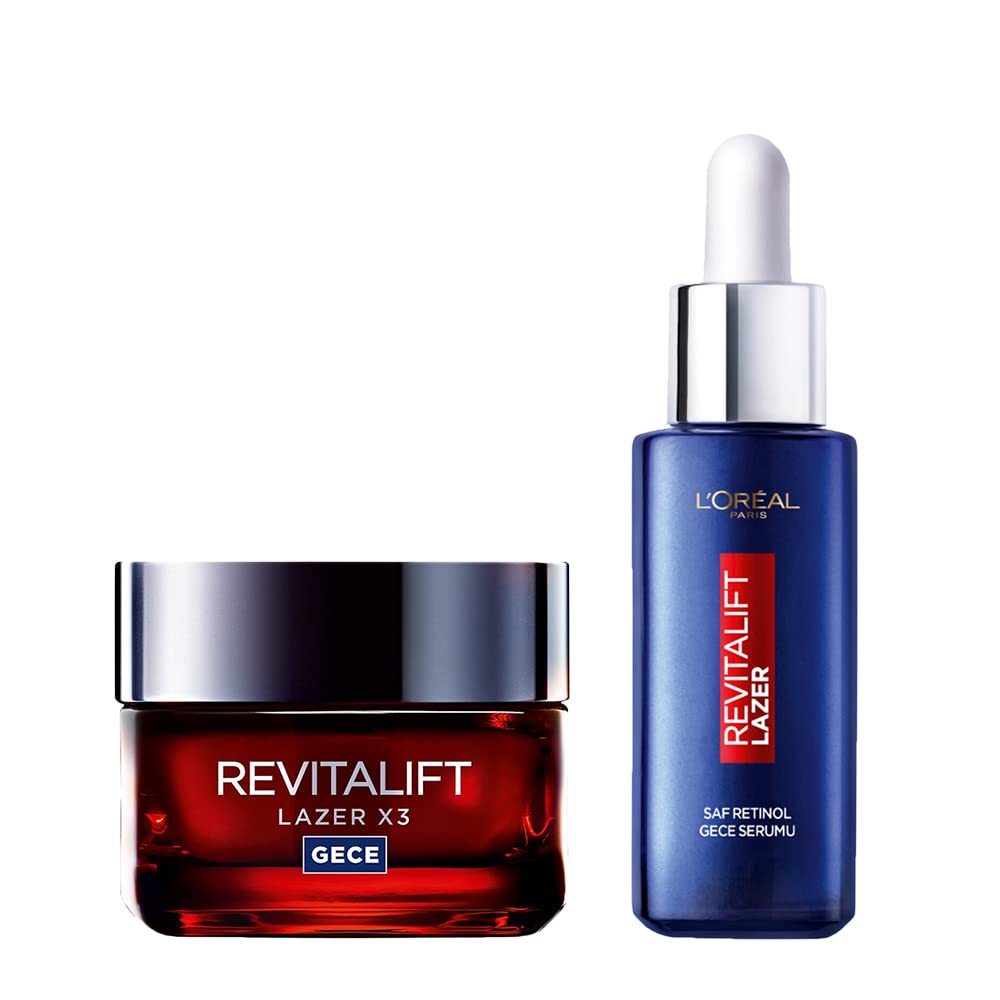 L’Oréal Paris Revitalift Lazer Gece Bakım Seti