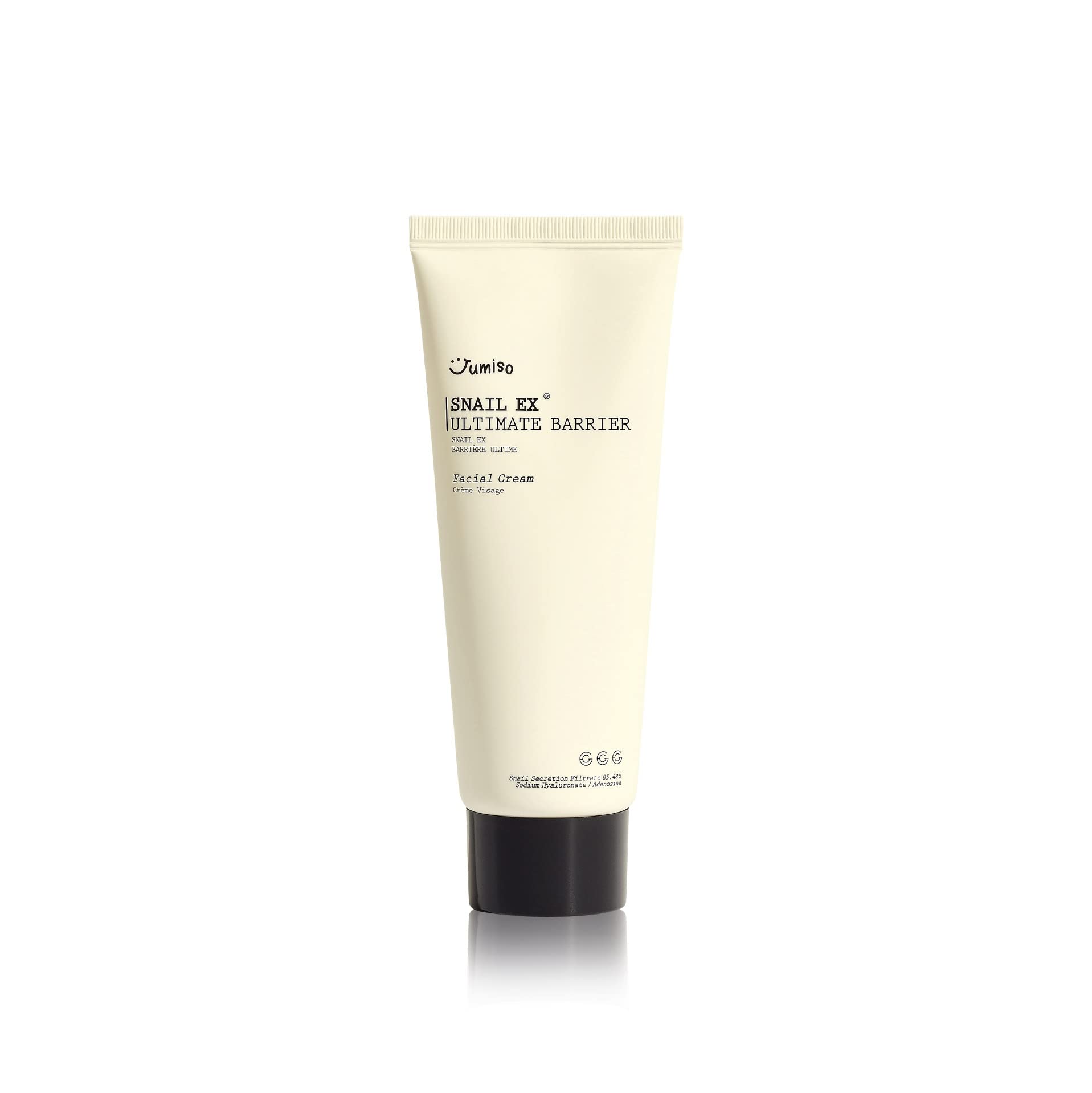 JUMISOSnail EX Ultimate Barrier Facial Cream 3.37 oz / 100 ml, Face Moisturizer with Snail mucin Extract, Korean Skincare, Skin Nourishing
