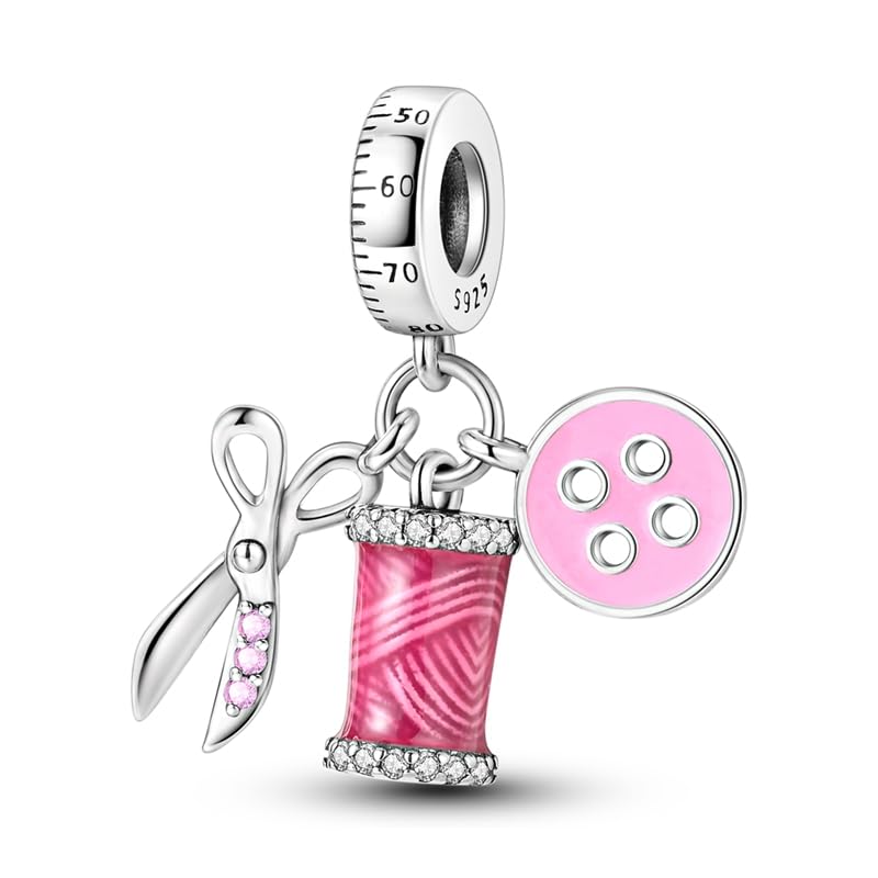 MLPKOI Set van 8 bedels voor armband, damesbedels met zeester, veren, hangers, compatibel met Europese armbanden en halskettingen, combinatie- bedels, cadeau voor zussen en vrienden