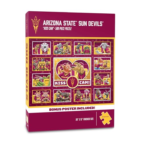 Image of YouTheFan NCAA Arizona State Sun Devils Retro Team Puzzle