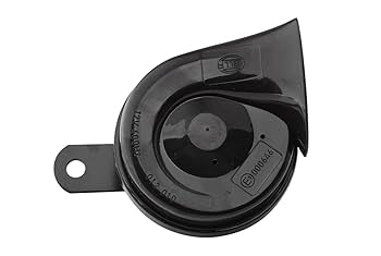 Klaxon HELLA TE26 Set - 12V, 110dB - Double Tonalité Aiguë/Grave - Pour Voiture, Camion, Moto - Noir