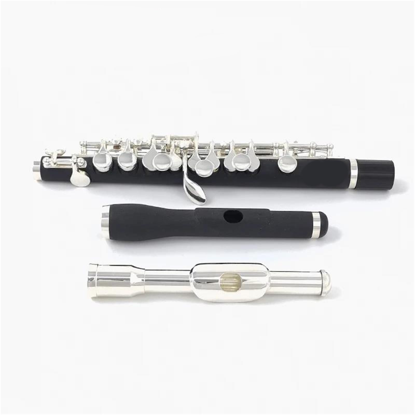 Flauto Flauto traverso in ottone placcato argento con chiave C