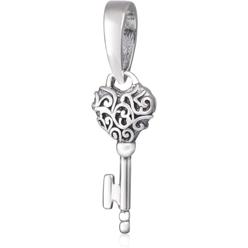 Stars Moon Charm Cross Charm Praying Hands Charms Clover Pendant Sterling Silver Charms for Bracelets 925 Silver Beads for Women's Bracelets & Necklaces Dangle Pendant for Valentine's Day Mother's Day Happy Birthday