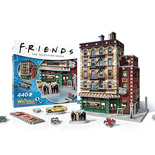 Image of Wrebbit 3D, Friends: Central Perk Cafe (440pc), 3D Puzzle, Ages 14+