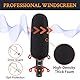 SOULWIT 2 Stück Mikrofon Pop Filter für Rode VideoMic NTG Kopfhörer, Schutz Mikrofon Schaum Abdecken Windschutz
