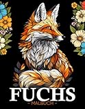 Fuchs Malbuch: 50 Wunderschöne Illustrationen von Füchsen zum Ausmalen für Kinder und Erwachsene