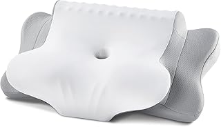 Nackenkissen Kopfkissen, Memory Foam Kissen Ergonomisches Kopfkissen, Nackenstützkissen für Seitenschläfer, Rücken und Bauchschläfer