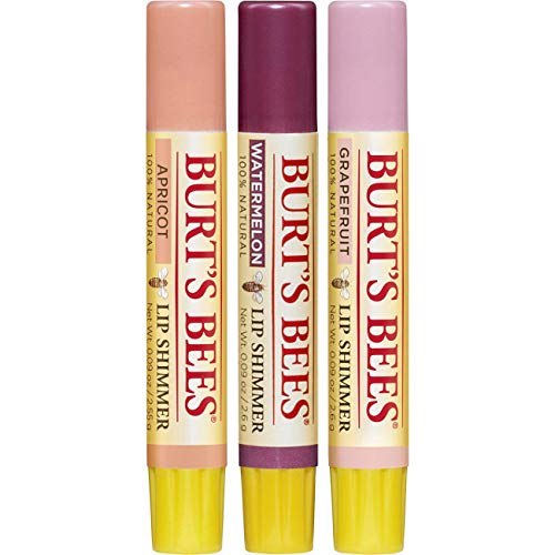Burt's Bees Kissable Color Holiday Gift Set, 3 Lip Shimmers in Gift Box - Cool Collection in Watermelon, Apricot and Grapefruit (Packaging May Vary) - image 3