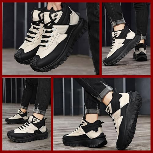 The First Young Men's Work Boots Orthopedic, Puncture-Proof, Non-Slip Safety Hiking Boots for Outdoor Construction4