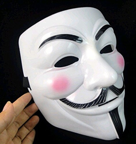V for VENDETTA Halloween Cosplay MASK Costume Guy Fawkes Fancy face Mask By Bestlife
