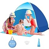 Tragbares Familienzelt für 2–3 Personen, schützt von UV-Strahlen auf 50+