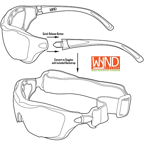 WYND Blocker Polarized Large Motorcycle Riding Sunglasses Sports Wrap Glasses4