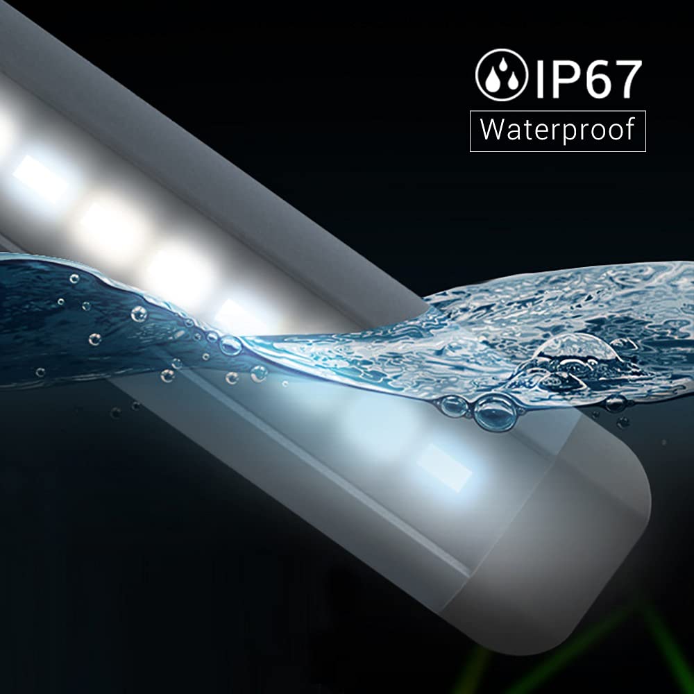 Aquarium LED Éclairage des réservoirs de Poisson 110-240V / 50-60Hz Aquarium LED Éclairage LED Aquarium Lampe de Lampe de Lampe de Lampe de plongée étanche 1.1cm Lampe Aquarium