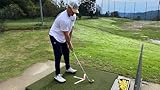 InsideMove Golf Swing Training Aid - Endorsed by Bradley Hughes, Teaches Correct Swing Plane – Tempo - Alignment – Hit a Perfect Draw -Putting -Practice Indoor/Outdoor -Made in USA.