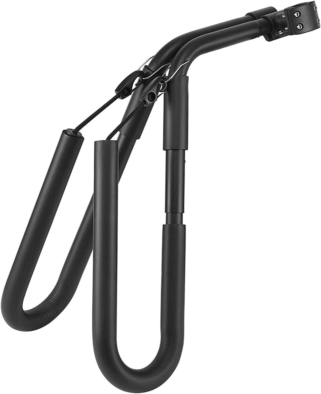 Bike Motorcycle Surfboard Rack Holder Portable Adjustable Motor Bike Side Carrier Surf Rack Wakeboard Surfboard Carrier for Indoor Outdoor