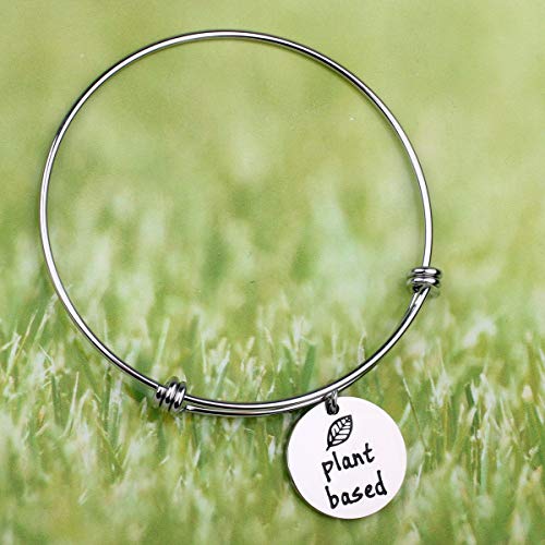Plant Based Vegan Charm Bracelet Vegetarian Jewelry Vegan Gift4