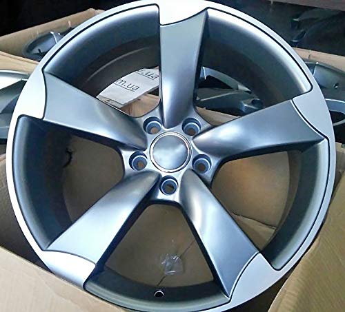 Carbonado LLANTA para Audi Modelo Rotor 20x9 Antracita Pulida