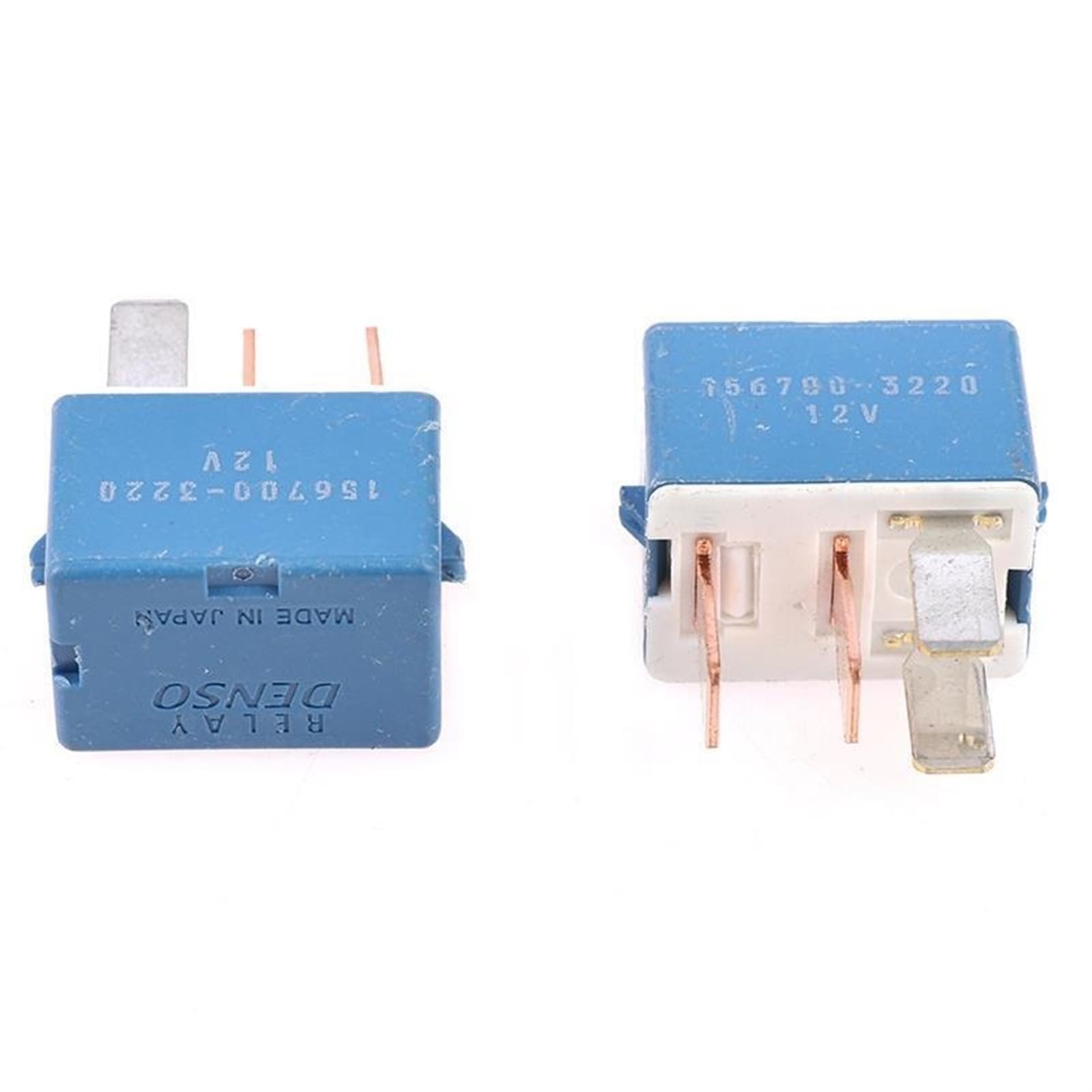 AERBNYEQP 1Pc New Car Relay 12V 20A Blue 4Pins Automotive Small 2.5X2X1.5cm