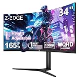 1ms MPRT & 165 Hz: Z-Edge Ecran PC Gaming apportez une expérience de jeu fluide et réactive avec 1 ms Temps de Réponse et 165 Hz Taux de Rafraîchissement. La technologie Adpitive Sync intégrée élimine virtuellement le déchirement de l'écran, le bégaiement et la latence d'entrée. Les modes FPS, RTS et réticule intégrés au moniteur vous donnent un avantage dans les jeux compétitifs