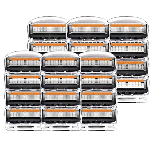 ジレット Fusion 替え刃 5枚刃 互換型 8個入り 手動シェーバー用 快適深剃り (24)