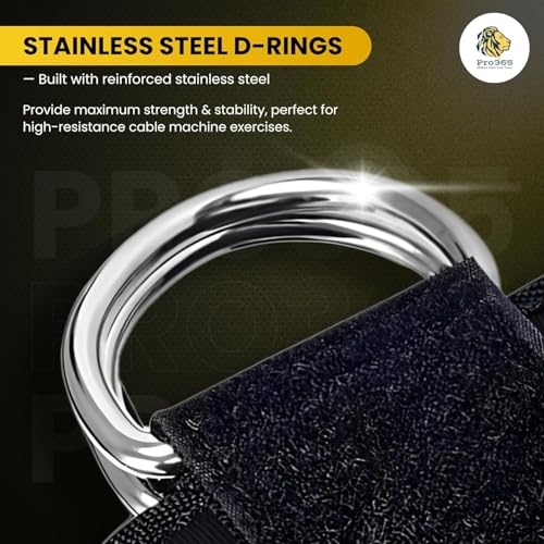 Image of PRO365 Ankle Straps for Cable Machine & Gym Gloves Combo, Adjustable Padded Ankle Cuffs with D-Ring, Fingerless Workout Gloves with Wrist Support for Leg, Glute, Weightlifting & Strength Training