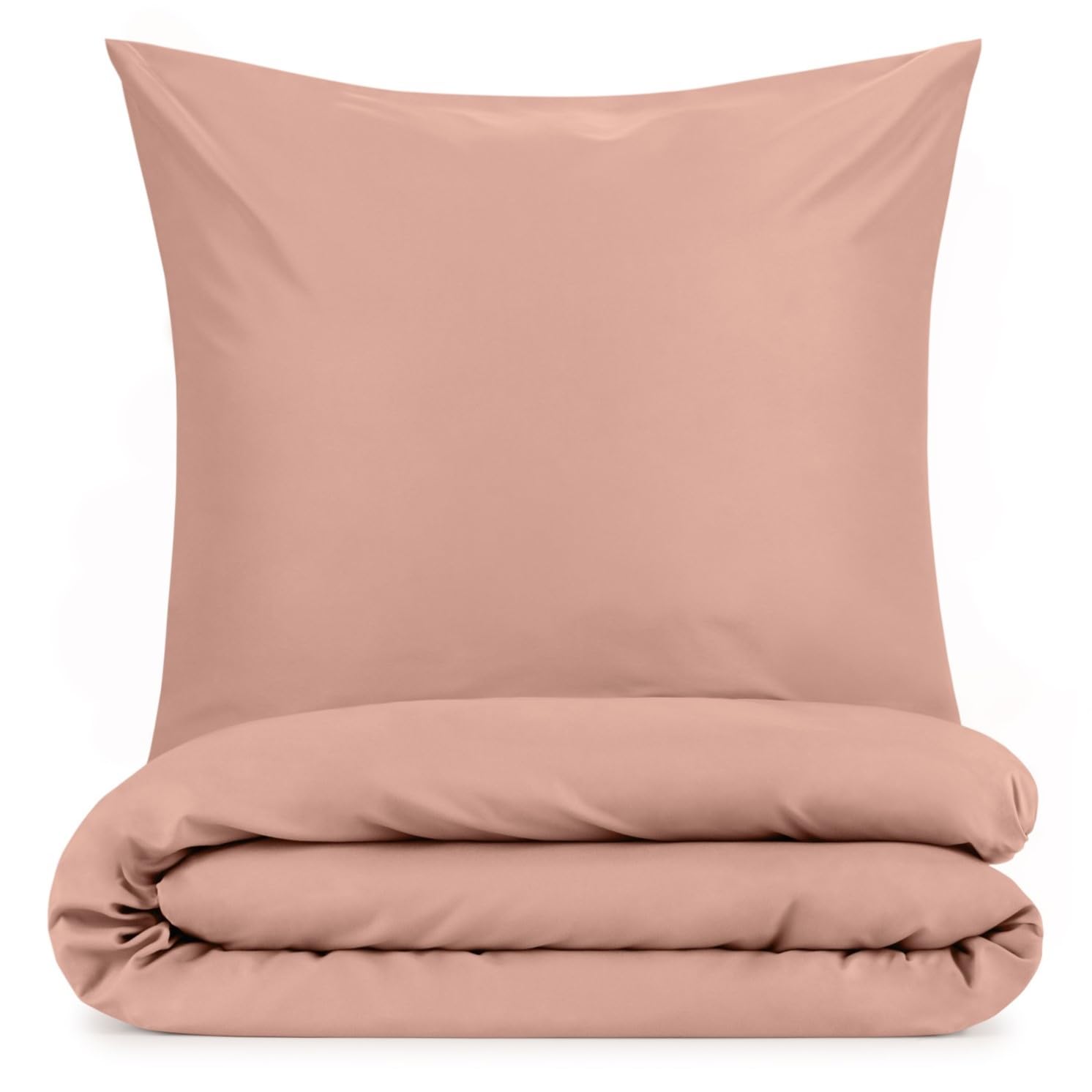 Blumtal Copripiumino 220 x 240 cm + 2 federe 65 x 65 cm – Parure da letto 220 x 240 per adulti, certificato Oeko-Tex, 3 pezzi in microfibra, copripiumino per 2 persone, colore: rosa