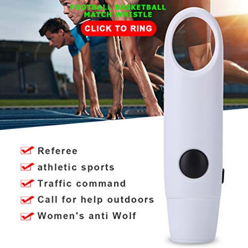 BESPORTBLE Apito eletrônico de sobrevivência de segurança, apito portátil de basquete, acessório par