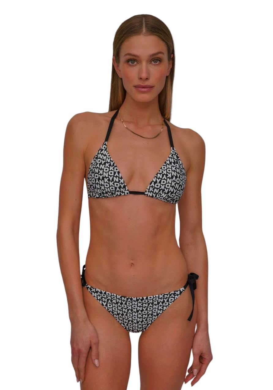 

                                                    DKNY Women's Bikini Set ̶ Triangle Bikini Top & Lo