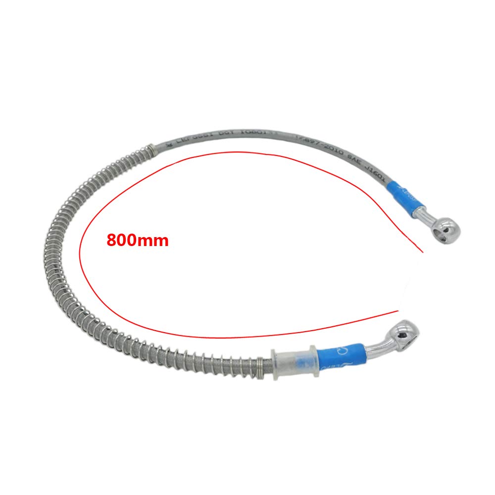 800mm 80cm LE LEFOSSI Tubazione idraulica universale Di Freno Del Motociclo Olio Tubo Linea Di Pressione Del Carburante Resistente Tubo Tubo per Pit Dirt Bike Enduro Motocross Street Bikes Sport Bikes