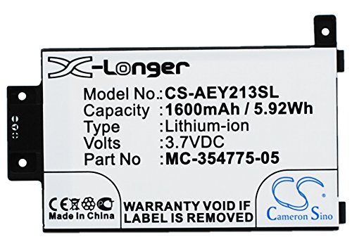 Replacement Battery for A DP75SDI 58-000049 K Paperwhite 2013 K Paperwhite 6 2015 K Paperwhite 6 Gen K Touch 3G 6 2013 K Touch 6 2013