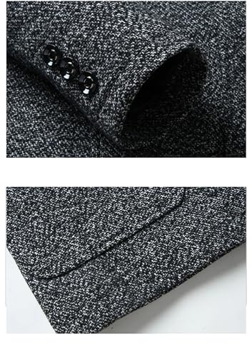 Men Plus Size Suit Jacket Spring Autumn Business Casual Loose Handsome Daily Lapel Single Breasted Coat3