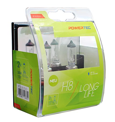 M-Tech Ptzll8 Coque Powertec H8 12 V Duo ampoule phares anti-brouillard voiture