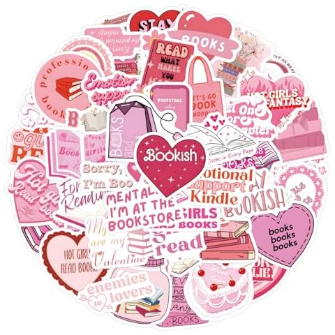 Goiern Lot de 110 autocollants roses Cover