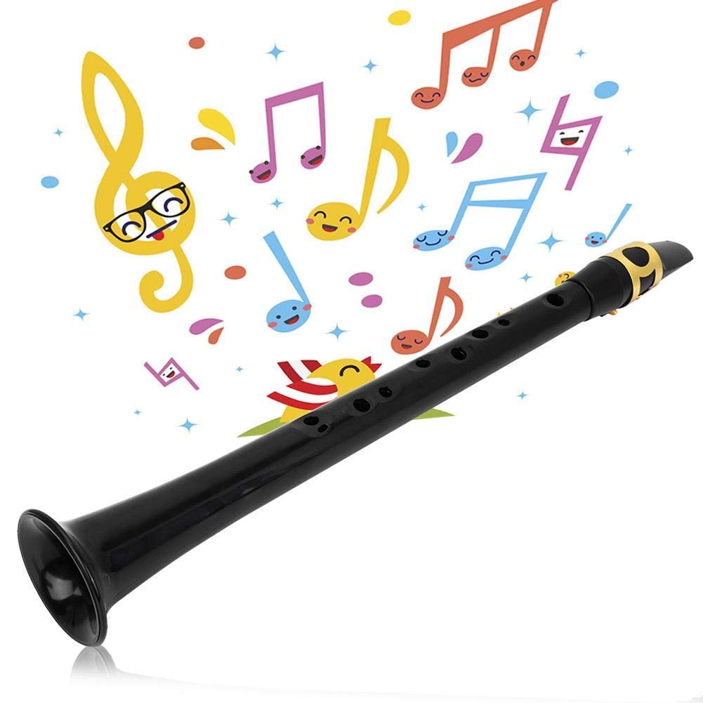Saxofón portátil de Bolsillo Sax Saxofón Mini de Bolsillo con Bolsa de Almacenamiento de láminas