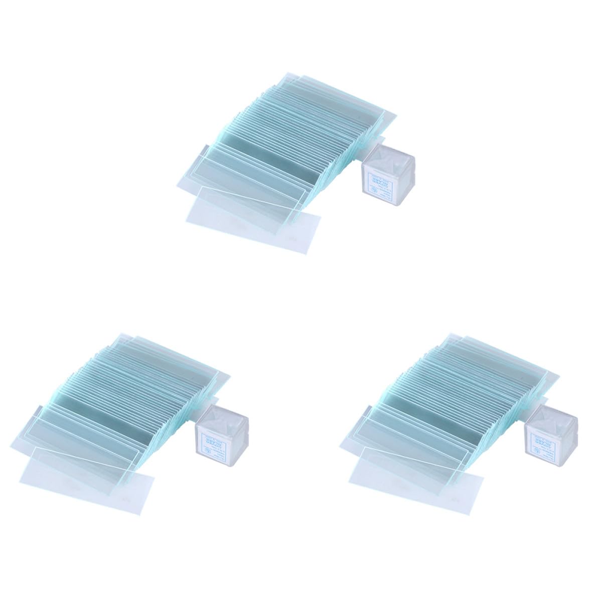 Vetrini per Microscopio Ottico 450 Pezzi in Vetro, Set | Accessori per Microscopio, Coprioggetto per Microscopio, Kit Preparazione Vetrini per Microscopio, Festa Scuola Decor